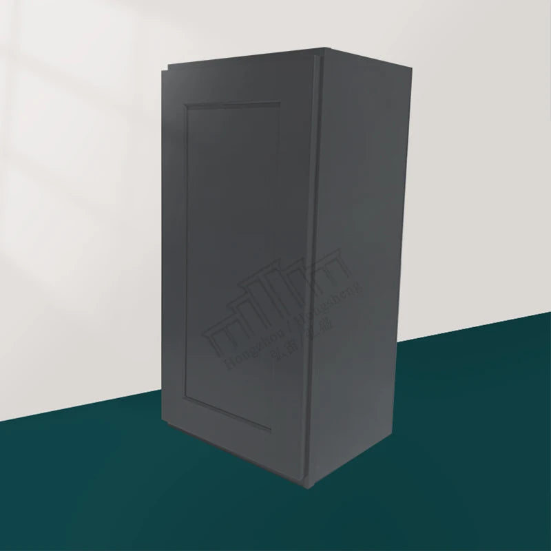 No MOQ Modern Framed RTA HDF Shaker Door W0930-W2130 W0936-W2136 Wall Upper Kitchen Cabinet Unit Soft Close for Building Project