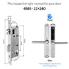 Tediton TTlock Outdoor Sliding Push and Pull Smart Lock Hotel Security Door Lock Smart Locks for Exterior Doors