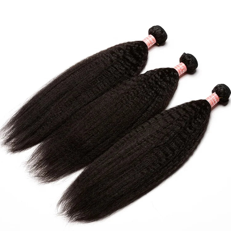 Indian Hair in Stock Virgin Remy Hair Natural Black Color Wave Extensions Kinky Straight Weft From China Supplier