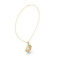Lab Grown Diamond Engagement Wedding Pendant Necklace Women 925 Silver 14K 18K Gold Elegant Jewelry Custom OEM ODM