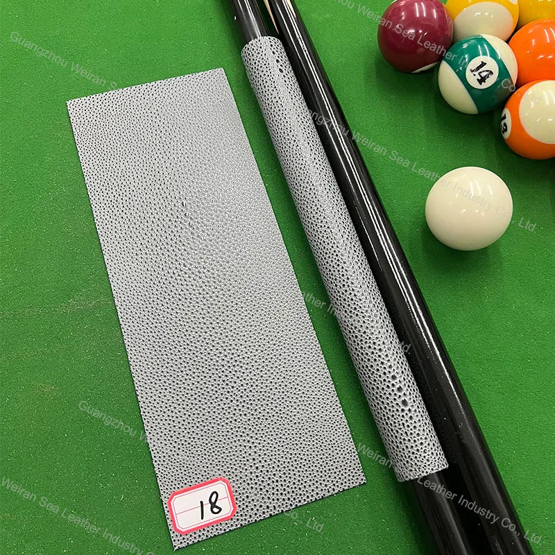 Genuine Cow Skin Pool Billiards Cue Grips Non-Slip Protective Sleeve Wrap with Different Print Pattern Genuine Leather Club Wrap
