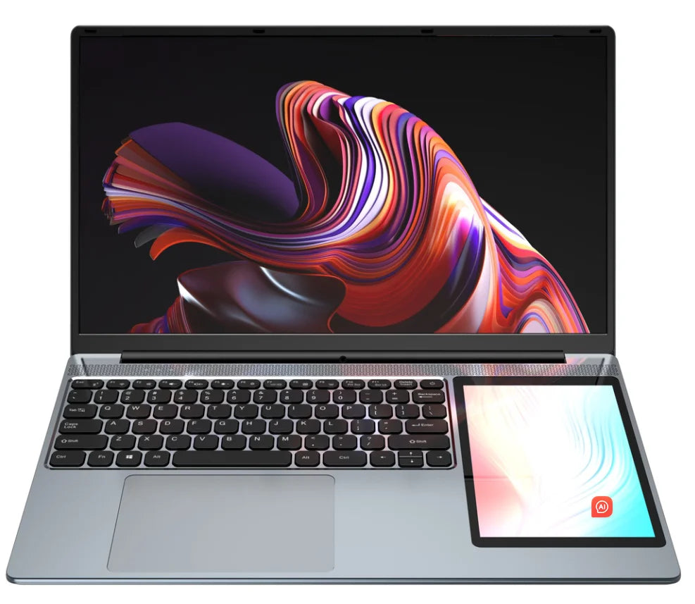 Latest 15.6 "+7" Dual-screen Intel Celeron N5105 Laptop OEM 16gb Business Laptop  DDR4 SSD 2TB Touch Laptop
