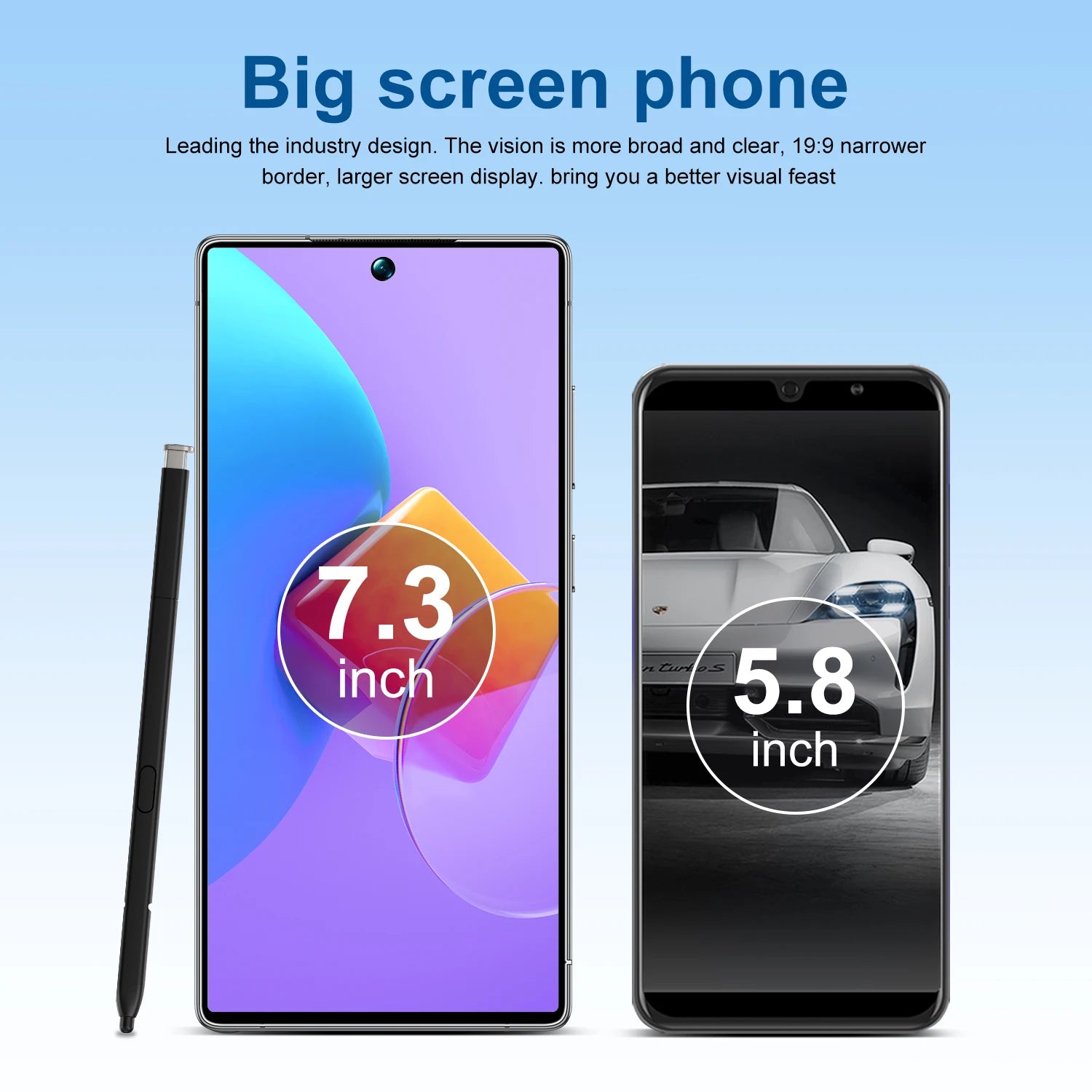 22GB+2TB Large Memory S25 ULTRA Smartphone High Quality Android 15 Mobile Phones Big Screen 7.3 Inch S25 ultra Cellphones