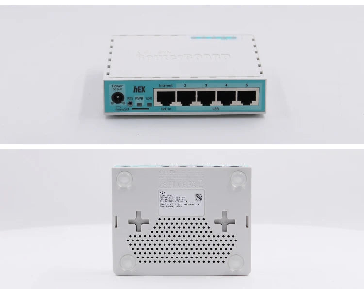 Hot Selling Mikrotik RB750Gr3 Gigabit Wired Router ROS Soft Mini Router with 880MHz CPU 256MB RAM for Home Enterprise New