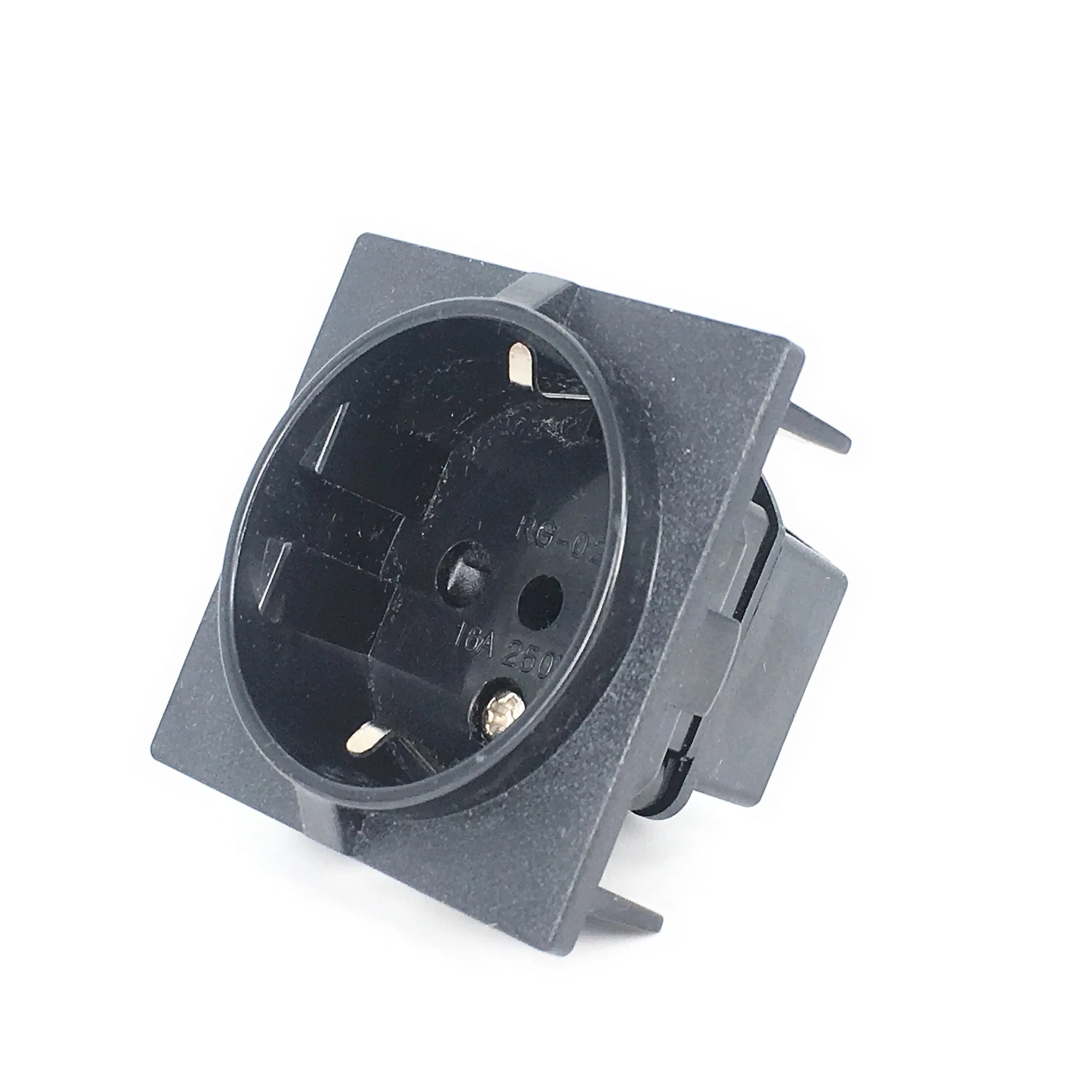 Europe socket embedded industrial outlet Inverter output socket EU universal electrical Russia,South Korea AC power connector16A