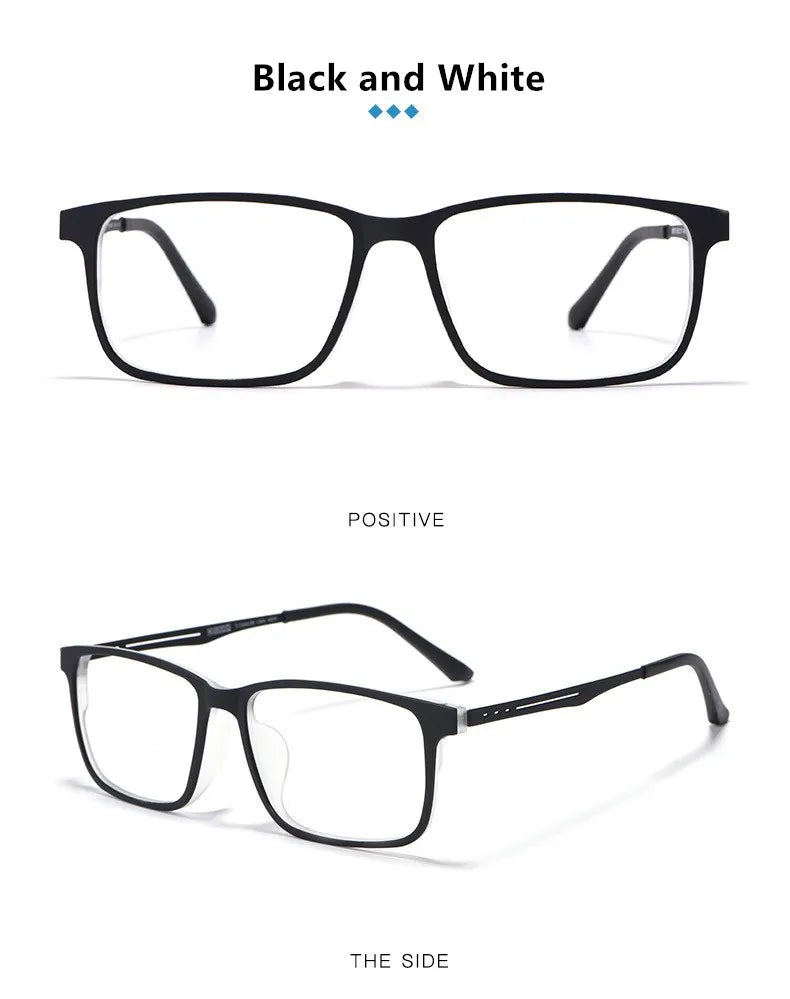 Gmei Optical Pure Titanium Glasses Frame For Myopia Glasses Men Light And Comfortable Full Rim Large Size Spectacles Frames 8838