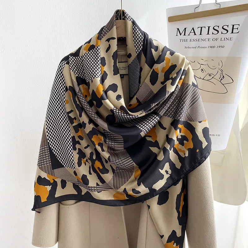 Wholesale High Quality Hot Women Square Scarf Shawls Designer Large Printed Muslim Scarves With 24 Available Patterns
