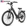 ACTBEST Core 2.0 27.5 US Warehouse Free Shipping Torque Sensor 48V 1200W Peak 28MPH Step-Thru Electric Bike