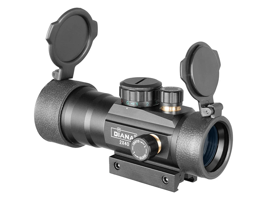 DIANA 3X44 Green Red Dot Sight Scope 2X40 Red Dot 3X42 Tactical Optics Riflescope Fit 11/20mm Rail 1X40 Rifle Sight for Hunting
