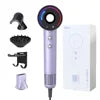 1600W T30 PLUS Professional AC High-Speed Ionic Salon Hair Dryer Smart LED Display Concentrator Nozzle Wall Mount for Hotels