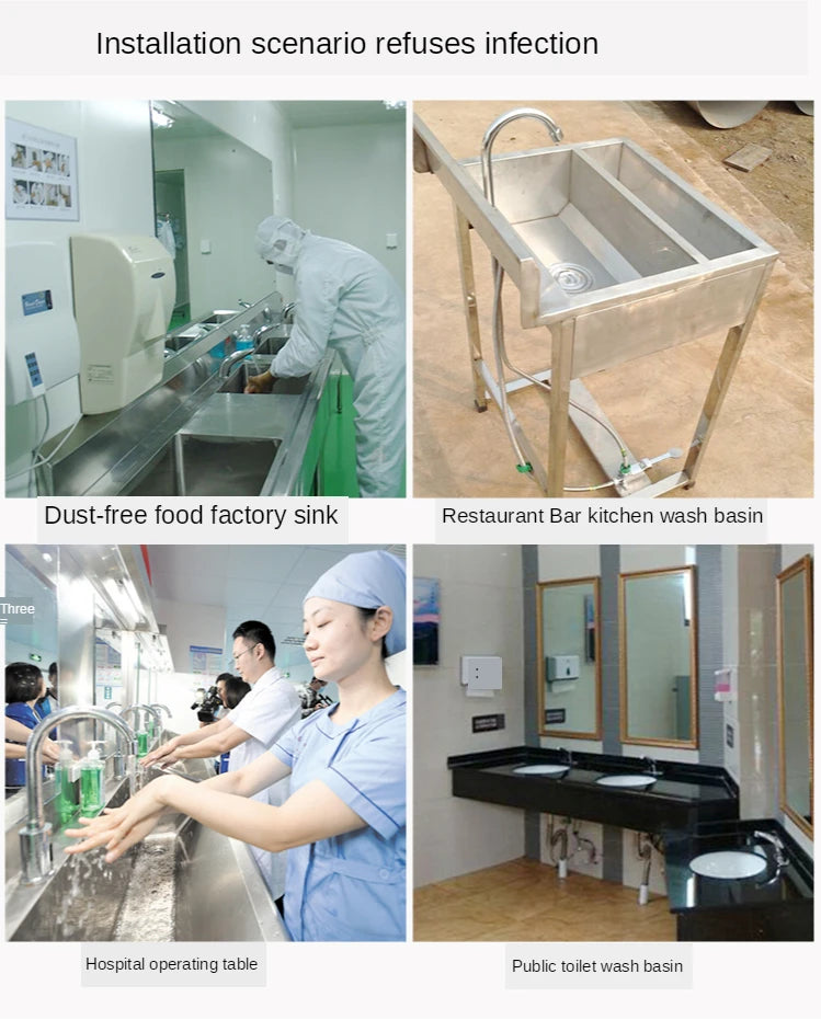 Foot-operated Faucet Brass Hospital Laboratory Food Factory Basin Foot Valve Single Cold Foot Faucet  Kichen  Water Faucet