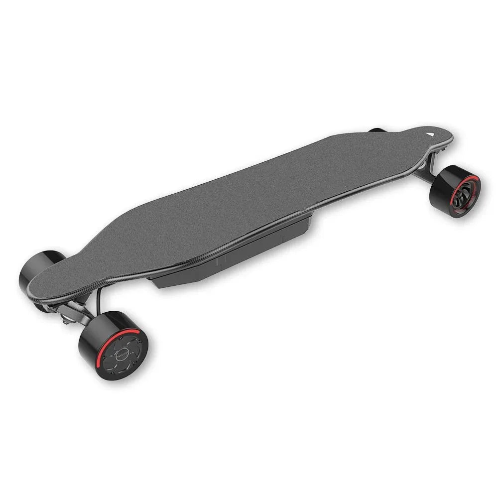 Black Best Electric Skateboard 2025 Long Range 4 Wheel Longboard Deck Cheap Price 600W*2 Hub Motor Youngsters High Speed 45km/h