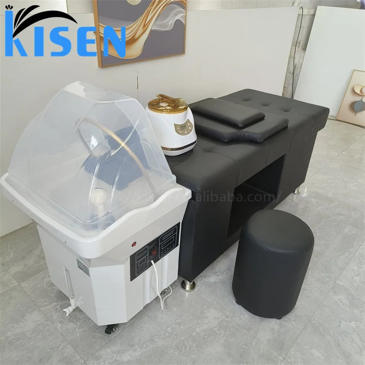 KISEN's Newest Modern Design Portable Comfortable Shampoo Basin for Spa or Gym Use