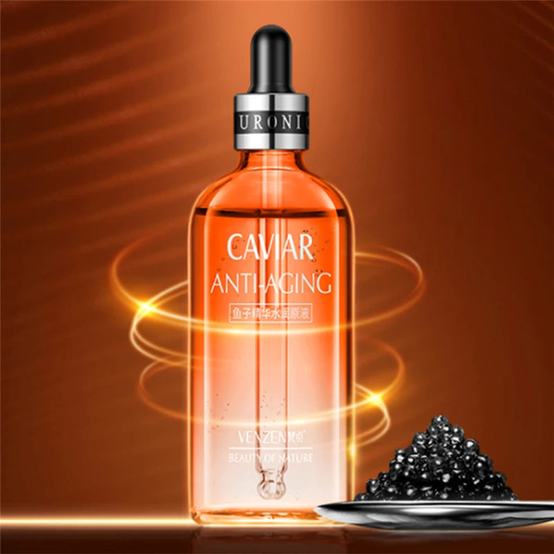 Caviar Hyaluronic Acid Serum for Face Hydrating Firming Brightening Moisturizing skincare Facial Serum Essence Snail Face Care