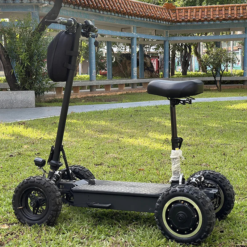 Adult 4-Wheel Electric Scooter Scooter Eléctrico Para Adultos with 110KM Max Range for Global Golf and Daily Mobility Use