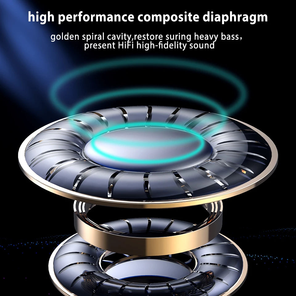 Dual Drivers Wired Earphone Four Core Dynamic HIFI Earphone Super Base Line Control With Mic Speaker Headsets for Huawei Xiaomi