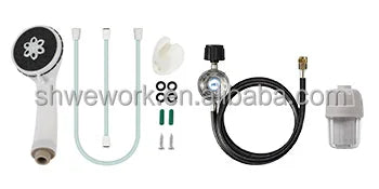 20L Instant Tankless Gas Water Heater with Water Filter Propane Gas Regulator & Hose Compatible