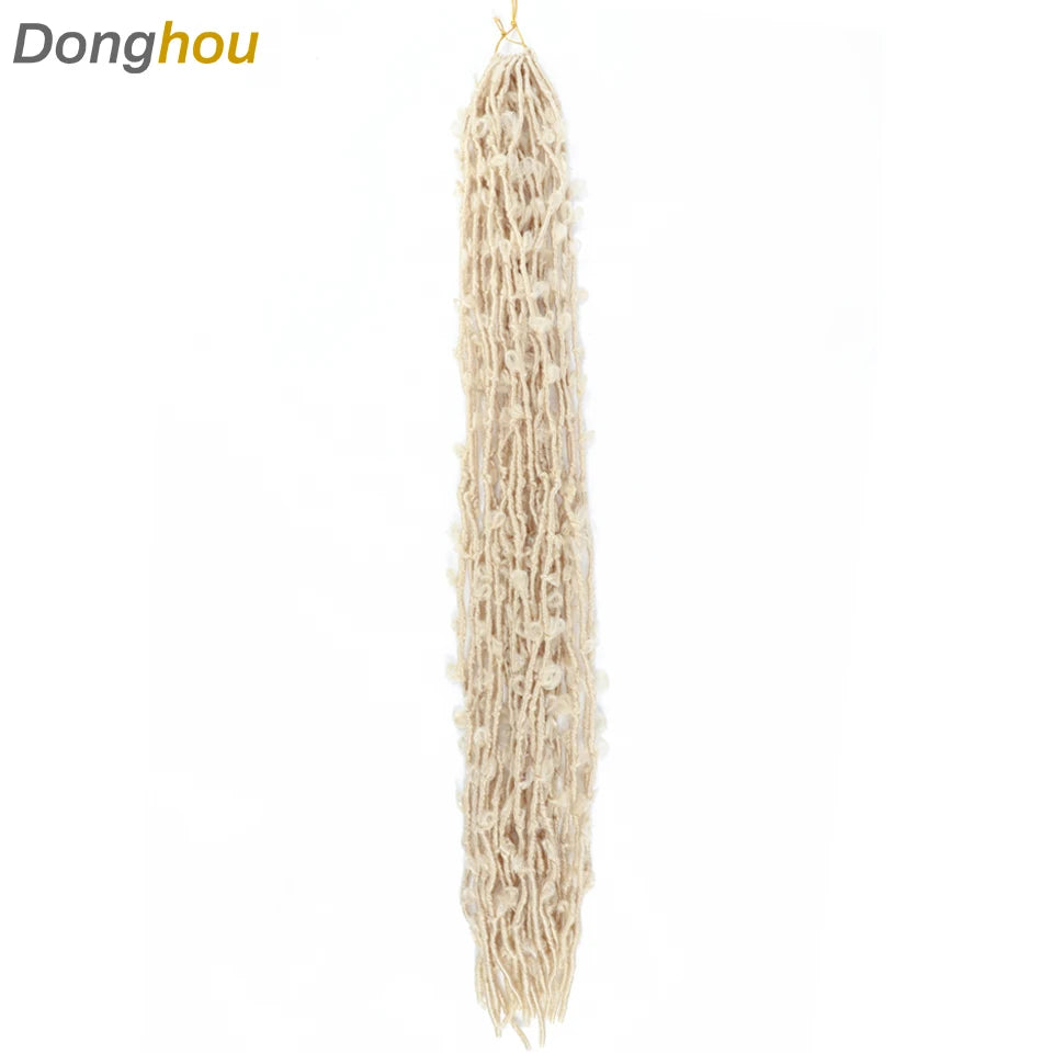18 24 36 Inch Butterfly Faux Locs Crochet Hair Synthetic Meche Butterfly Locks Crochet Braid Distressed Soft Locs Crochet Hair