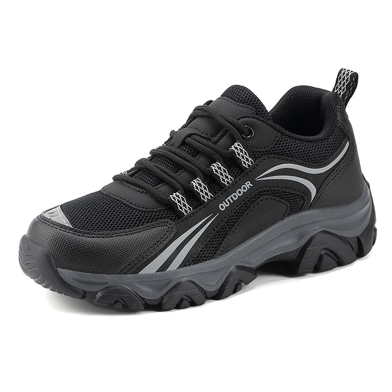 Low MOQ Brand Logo Custom Professional Men Blank Mesh Breathable Sports Hiking Shoes Anti-slip Safety Outdoor Boots for Women