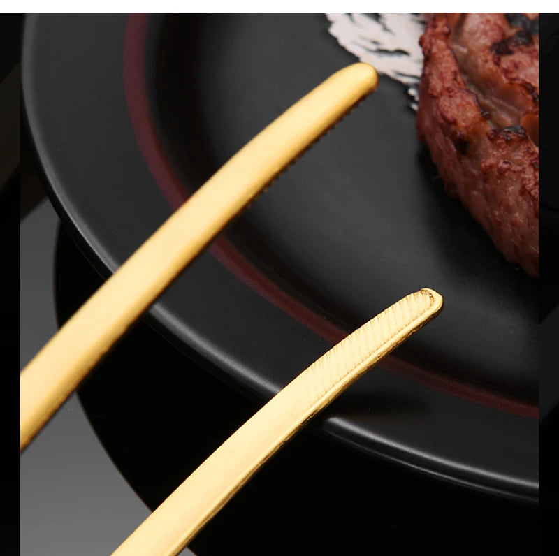 430 Stainless Steel Food Tongs Korean Barbecue Bbq Steak Clip Multi-purpose Food Clips Kitchen Gadgets Barbecue Accessories