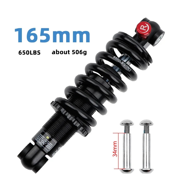 Original KS EXA Coil+Oil 291R Shock Absorber Adjustable Damping Hydraulic Rear Shocks for MTB Electric Scooter Motorcycles Parts