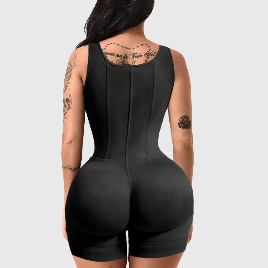 Seamless Tummy Trimmer Shaper Butt Lifter Compression Thigh Full Body Shaper Slimming Shapewear Bodysuit Women