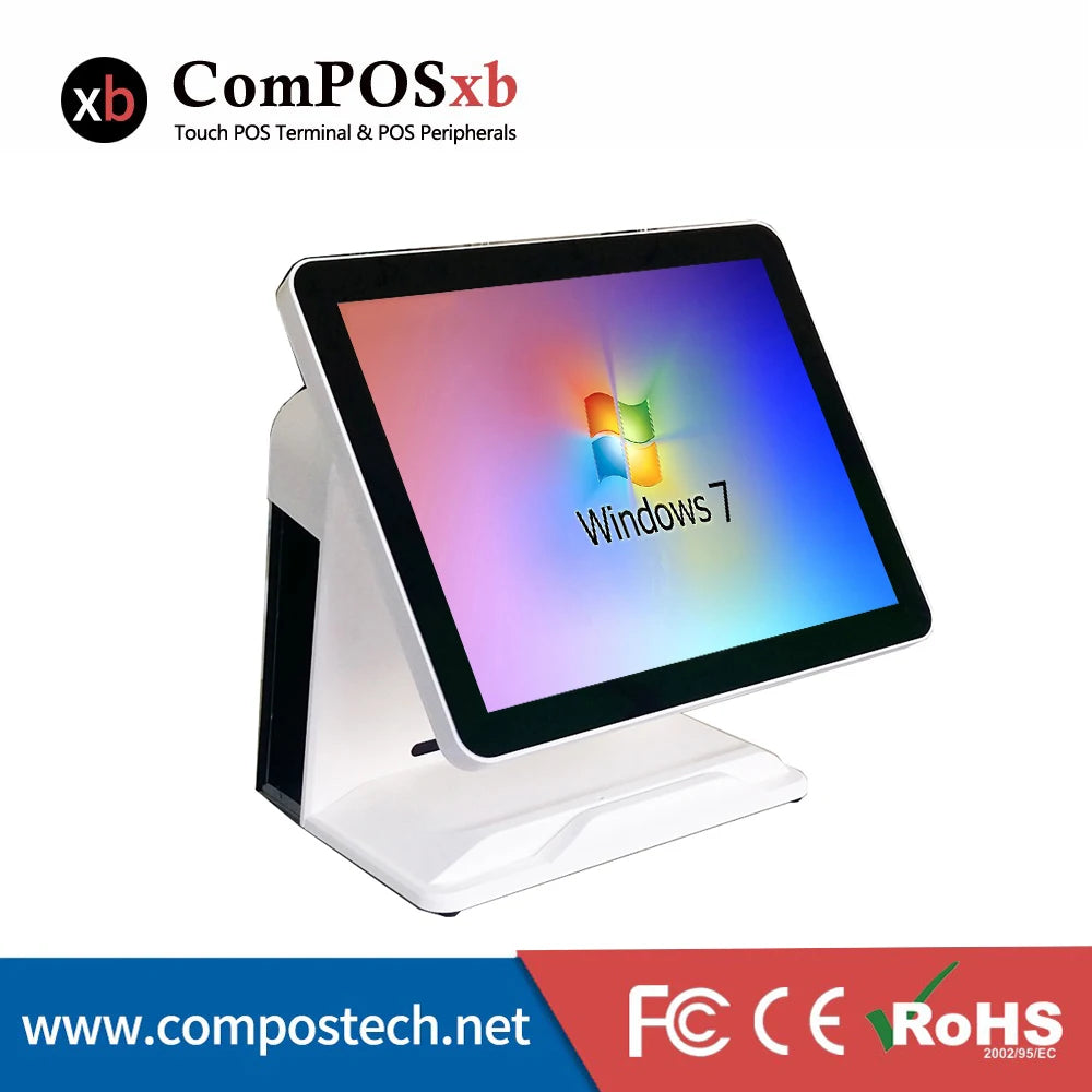 Windows 10 All In One PC 15 Inch POS Terminal Capacitive Touch Monitor Cash register For Sale