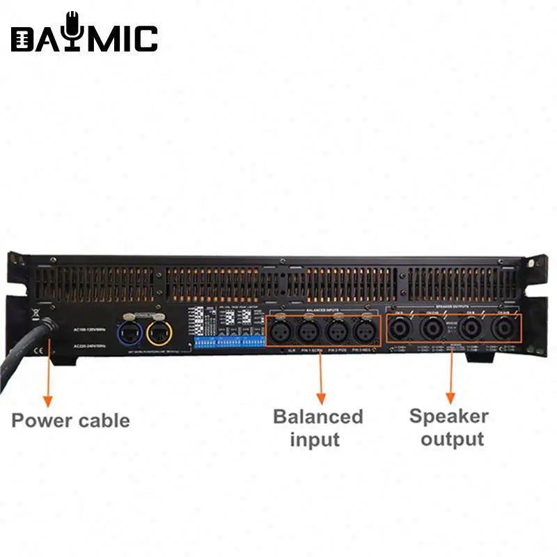 Professional High Power FP 10000q  14000Q 2500W*4 10000 Watts Amplifier for Subwoofer Speaker Equipment
