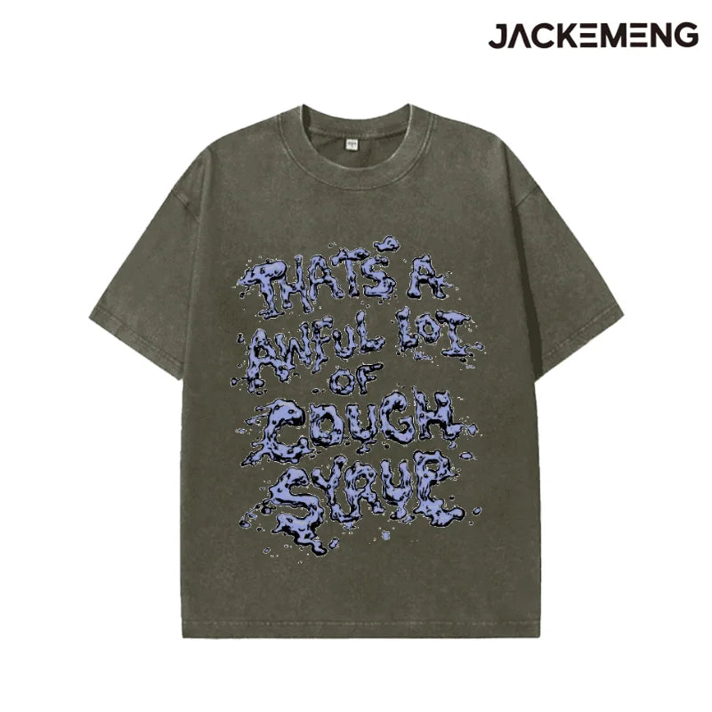 Oversized Vintage Grunge Streetwear Print Tshirt USA Stock Wholesale Y2K Casual Tee