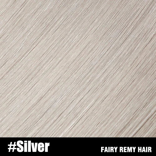 Fairy Remy Hair 20-22" Remy Keratin Flat Tip Human Hair Extensions Straight Capsules Natural Pre Bonded Hair 0.8g/Strand