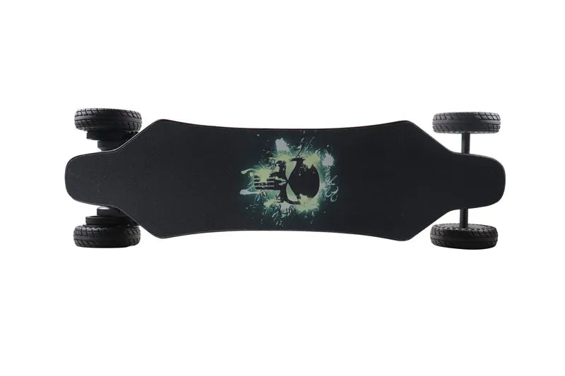 2021 China Factory New Product Drop Shipping Dual Belt Drive 4 Wheel Off Road Electronic Skate Board Electric Skateboard