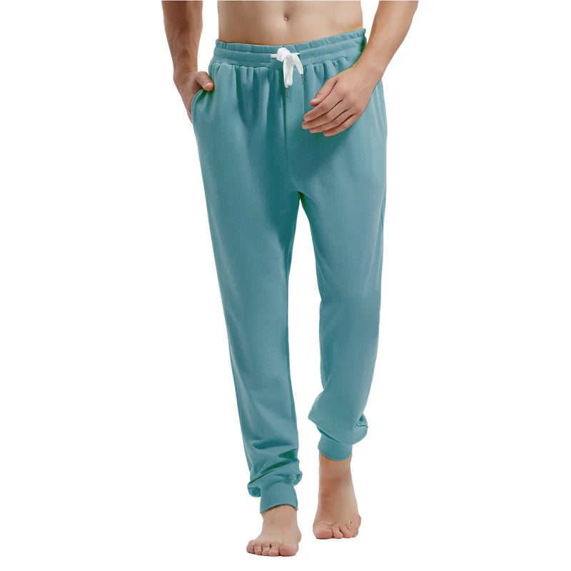 Vintage Sports Sweatpants Spring Autumn New Cotton Brown Joggers Fitness Casual Pencil Pants Loose Home Comfortable Sweatpants