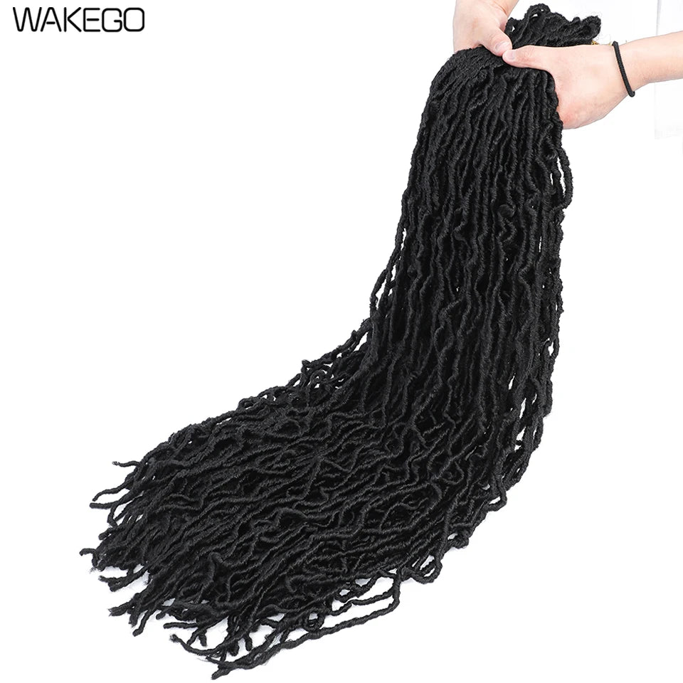 Top Faux Dreadlocks Extension 36 pulgadas Super Long New Faux Locks Crochet Braid Bouclé Pre Extended New Soft Locs Crochet Hair