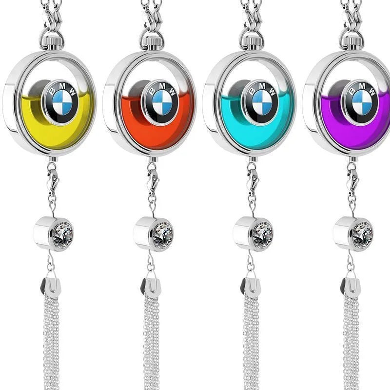 Custom Car Emblem Car Hanging Perfume Pendant Air Freshener Rearview Mirror Hanging Accessories