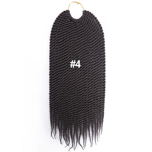 TOMO 14" 18" 22" 22 Roots Synthetic Senegalese Twist Hair Crochet Braids Crochet Hair Extensions Ombre Red Braiding