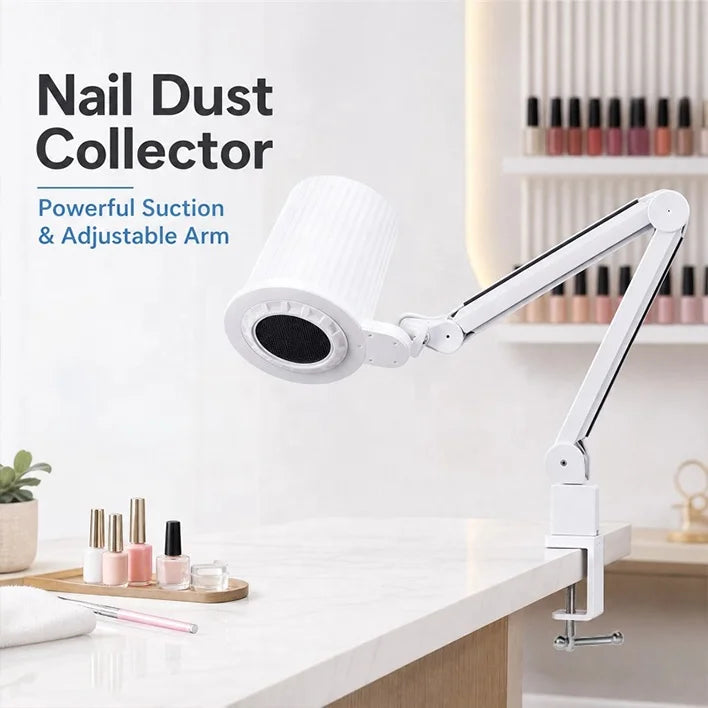 2028 Nail Dust Collector Vacuum Cleaner Low Noise Touch Sensor LED UV Nail Lamp for Professional Salon Nail Workstation