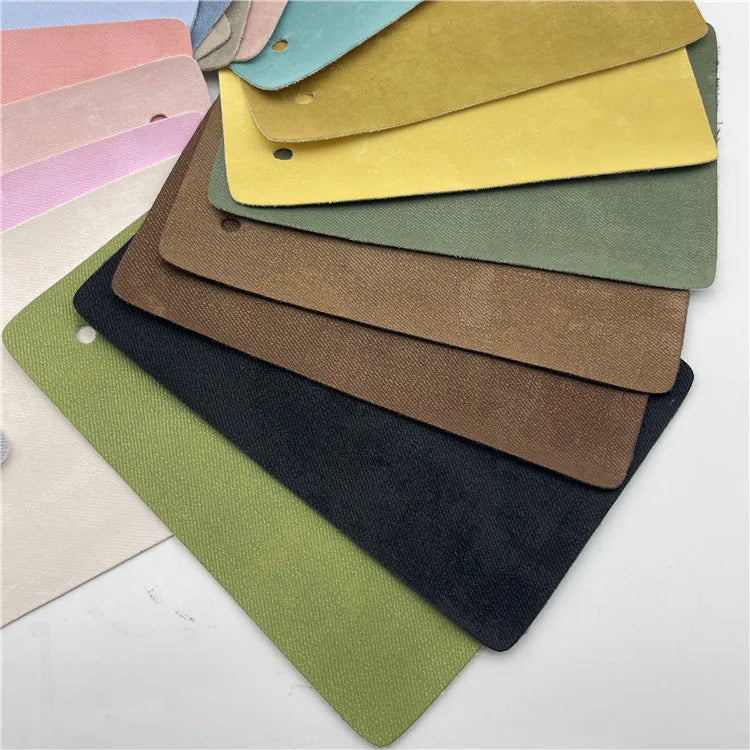 PU Synthetic Leather Fabric Odourless Faux Leather Sheets Home Upholstery Fabric for Shoes
