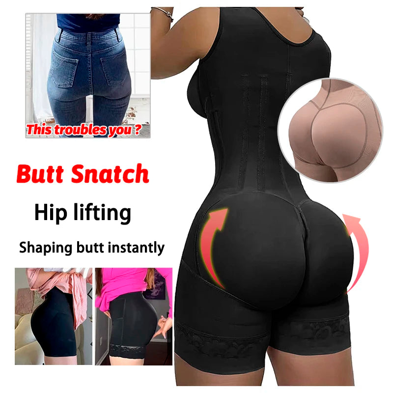 Original Hourglass Colombian Shapewear High Compression Post Lipo Surgery Sculpting Sheath Corset Shapers Slimming Girdle Fajas
