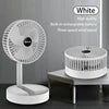 Mini Plug-in Chargeable Folding Desktop Fan for Home Office Outdoor & Car Use-Plastic Computer-Controlled with Battery Option
