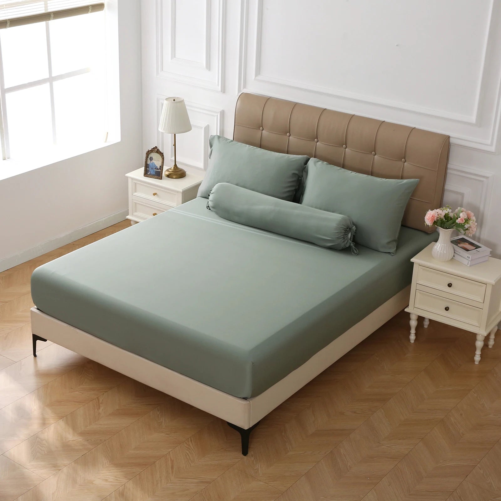 100% Organic Bamboo Duvet Cover Set Envelope Sateen Weave 400TC Oeko-Tex Certified