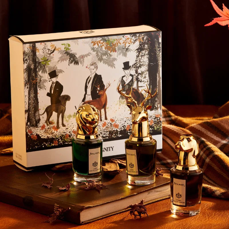 Men's Animal Head Perfume Gift Box SetPerfume Long Lasting Fragrance Exquisite Set