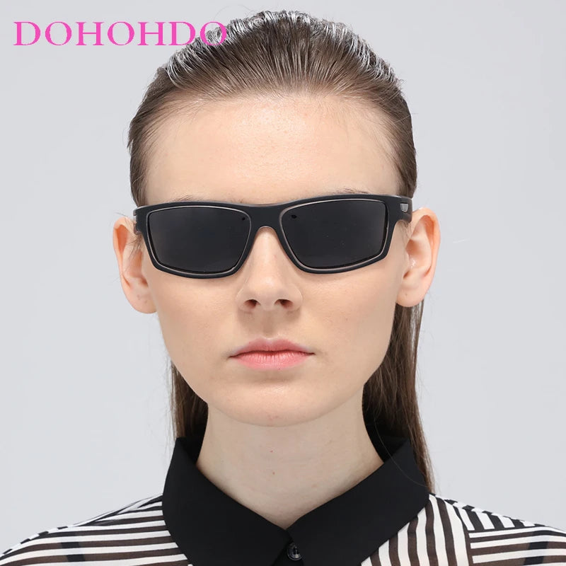 DOHOHDO New Luxury Polarized Sunglasses Men Car Driving Anti-Glare Sun Glasses For Male Colorful Film Series UV400 Gafas De Sol