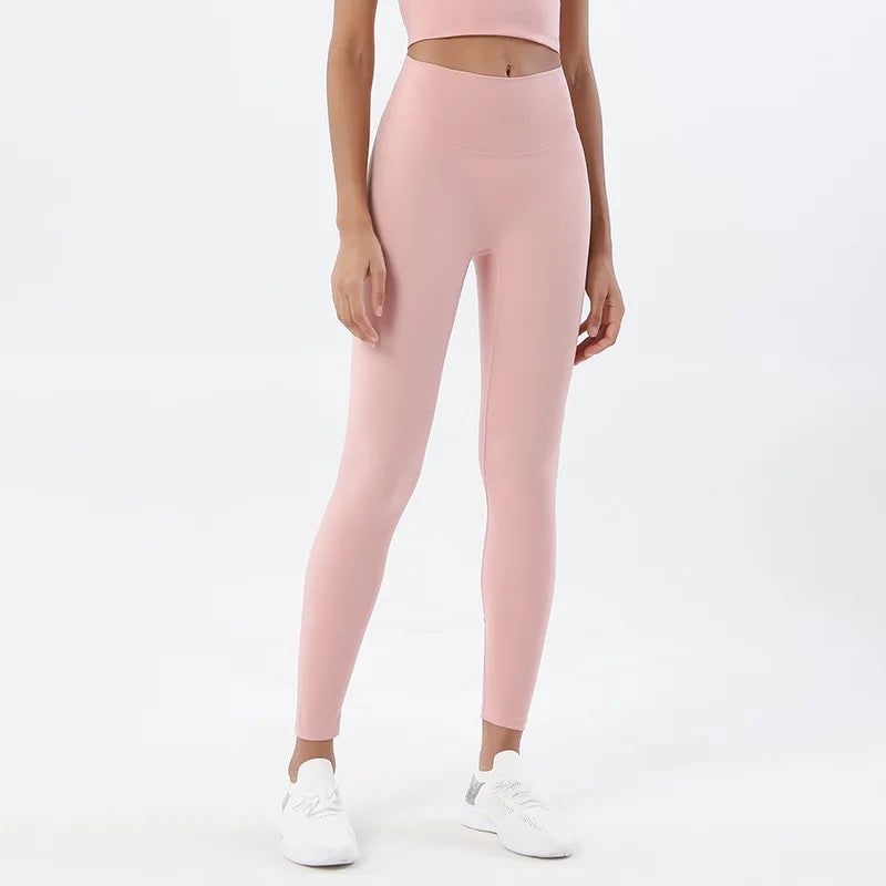 TRY TO BN Yoga Pants Leggings Women Naked Feeling High Waisted Workout Seamless Sports  Fitness GymLeggings Push Up Tights Women