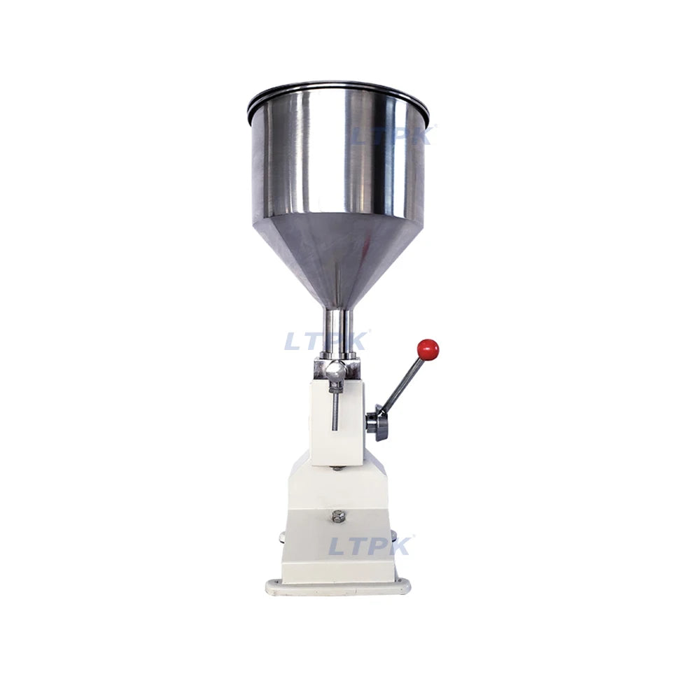 A03 50g High Quality Hot Sale Hand Pressure Manual Tomato Sauce Paste Oil Jar Water Liquid Honey Cream Perfume Filling Machine