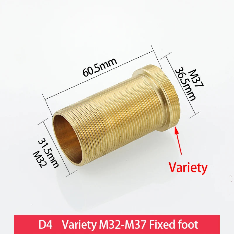 Copper kitchen sink hot and cold faucet accessories base fixed foot screw nut 30 plus filament