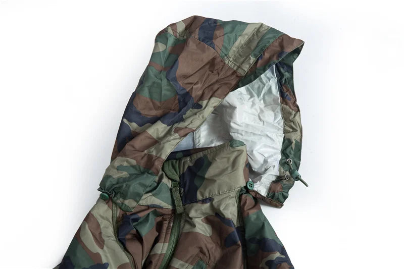 Mege Men's Tactical Jacket Coat Fleece Parka Outdoor Outwear Lightweight Gear