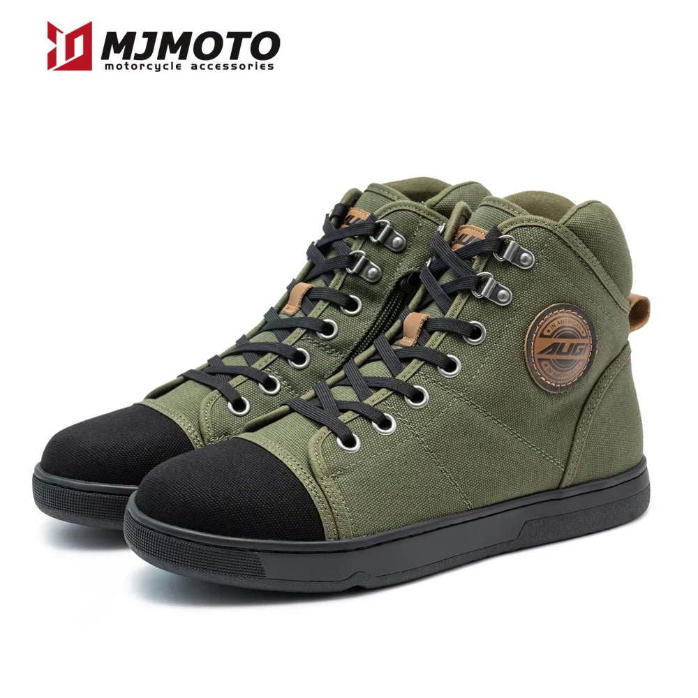 Men Lady Motorcycle Boots Anti Slip Motocross Protective Boots Breathable Motorbike Shoes Lightweight Travel Shoe Outdoor Hiking - Beauty