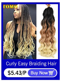 TOMO Synthetic Crochet Hair Box Braids 22Roots Colored Braiding Hair Extensions 24Inch Rainbow Ombre Crochet Braids Pink Red