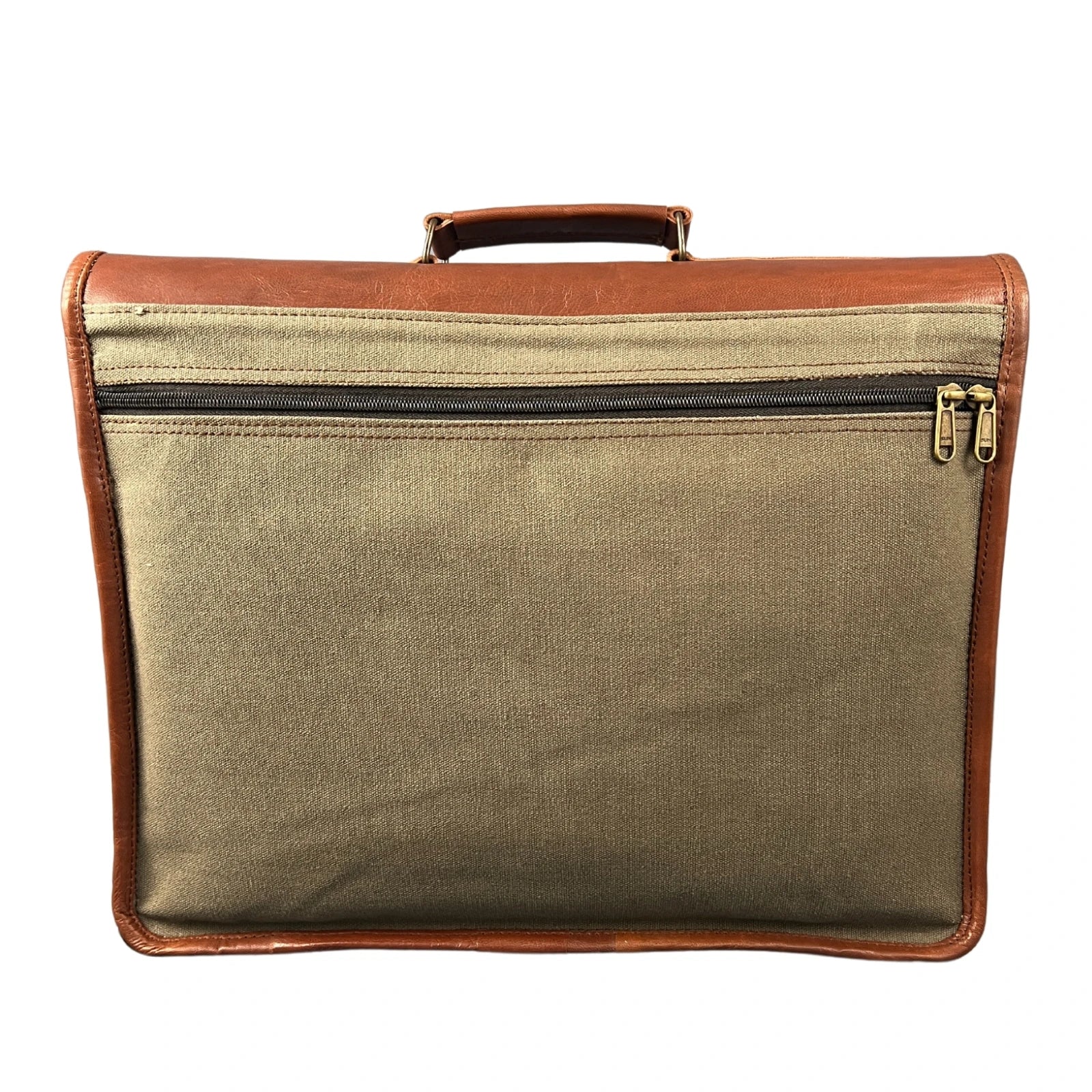High Quality Vintage Genuine Leather Men's Laptop Messenger Sling Bag Portable Casual Style with Magnetic Snap Artists Creation