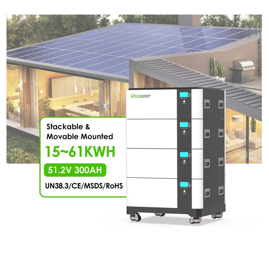 51.2V 300AH 15KWH Lithium Battery EU Stock,stacked to Get 30kwh 45kwh 60kwh,DDP Shipping From Poland,delivery Time Within 48hrs